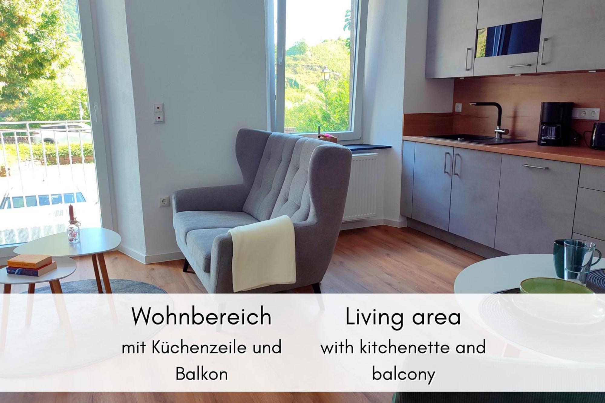 Winzerhaus Am Calmont - Moselidyll Im Winzerhaus Apartment เบรมม์ ภายนอก รูปภาพ
